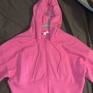 NWOT Full Zip Crop Hoodie | JoyLab | Berry Pink, Large